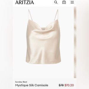 Aritzia Sunday Best Mystique Camisole size Small